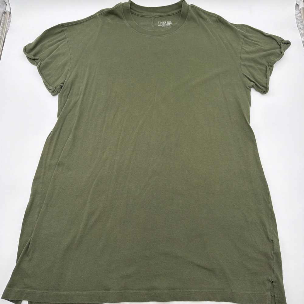 Time and Tru Women's Olive Green Dress XXL (20) Cottagecore Ren Faire Fairycore